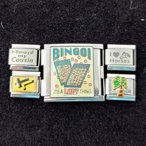 BINGO ! It's a Lady Thing XL Italian Charm Bracelet Link